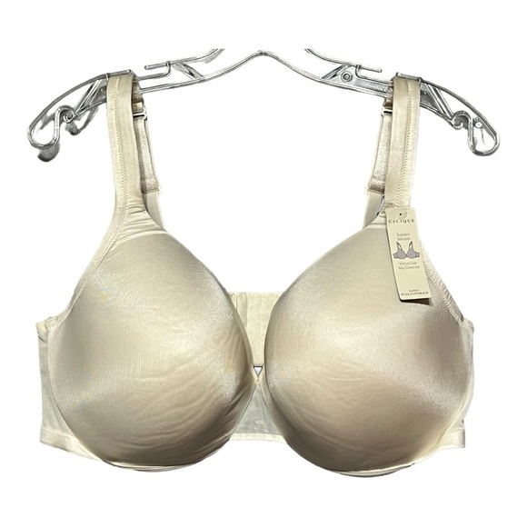 Cacique 46D Full Coverage Lightly Padded Sateen Full Coverage Bra - Picture 1 of 5